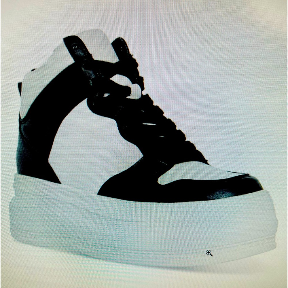 Madden Girl Jamz High-top Lace-up Playform Sneakers  size 9 Brand New